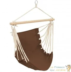 vidaXL Hamac Assis ou Balancoire Avec Attache. Pour de longues siestes au jardin ou sur la terrasse