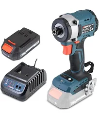 Visseuse à chocs 20v 220nm avec moteur brushless livrée avec 1 batterie 2ah et un chargeur rapide