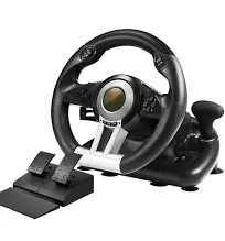 Volant de course polyvalent, pour volant et pédales Xbox, simulateur de cockpit, pour PC pour PS4, pour Switch pour Xbox Gaming (noir)