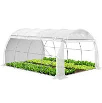 vounot Serre de jardin Toute Saison 12m2 Avec portes Laterales