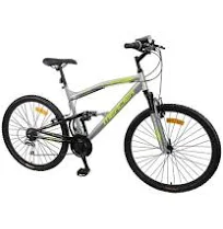 VTT tout suspendu MERCIER 26 pouces 18 vitesses cadre mixte noir