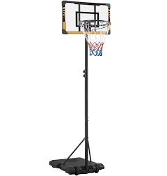 Yaheetech Panier de Basket Portable Réglable en Hauteur Panier de Basket Extérieur/Intérieur pour