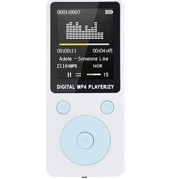 Yonis Lecteur Mp4 Mp3 Écran 1.8 Pouce Baladeur Enregistreur Fm Radio Micro