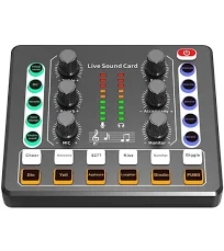 Yonis Table de Mixage Bluetooth Pour Enregistrement Et Live